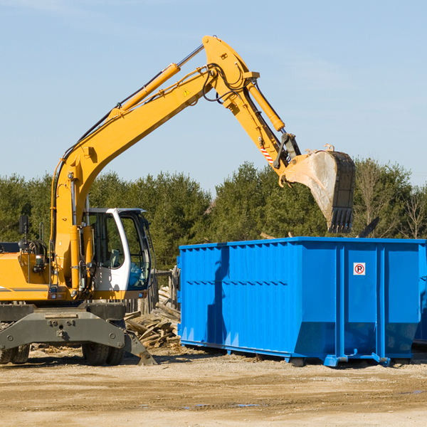 what happens if the residential dumpster is damaged or stolen during rental in Sequoyah County